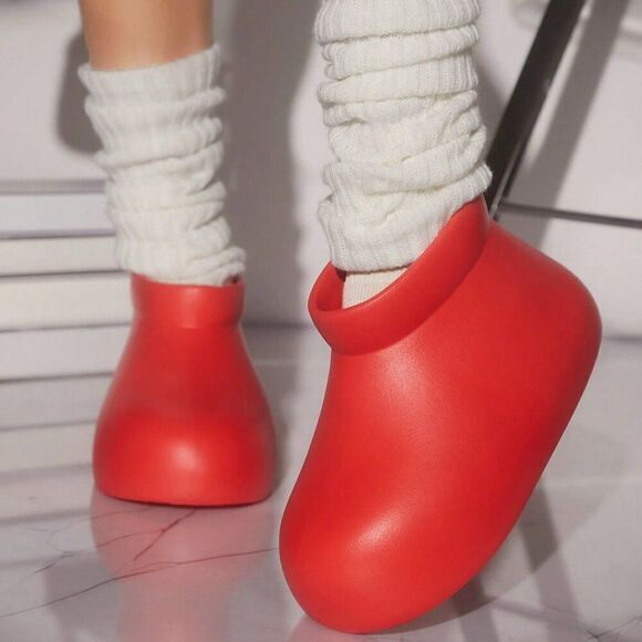 RED FOAM SLIPPER SONIC BOOTS - Picture 2 of 3